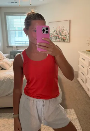 Red Lululemon Swiftly Tech Tank thumbnail 1