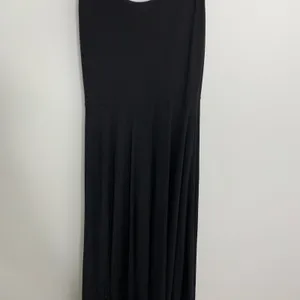 Reformation A-Line Fitted Scoop Neck Midi Length Dress Womens Small Black thumbnail 8