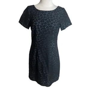 Anthropologie Plenty by Tracy Reese‎ Frankie metallic lace dress Sz 4 thumbnail 3