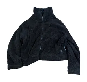 FP‎ Movement Free People Hit The Slopes Fleece Jacket Black Mock Neck Small thumbnail 1