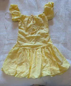 Hello Molly Mini Dress in Yellow thumbnail 1