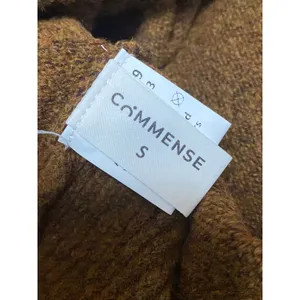 Commense Womens Brown Knit Long Sleeve Button Down Crop Cardigan Sweater Top S thumbnail 5