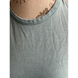 Lululemon Womens Heathered Light Blue Short Sleeve Athletic T-Shirt Slim‎ Fit thumbnail 5