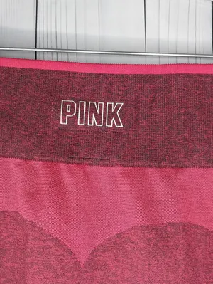PINK Victoria's Secret Two-Tone Seamless Activewear Athleisure Workout Leggings thumbnail 5
