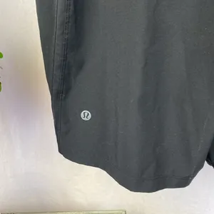 Lululemon Black Elastic Waist Athletic Sport Athletic Shorts L thumbnail 4