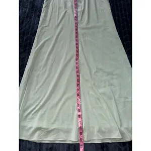 AZAZIE Stretch Agave Sheath‎ V-Neck Pleated Stretch Satin Dress Size 4 thumbnail 9
