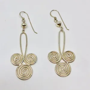 Sterling silver dangling earring, 11.5g thumbnail 3