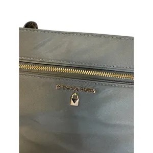 Michael Kors Womens Green Canvas Crossbody Purse SKU 7823 thumbnail 5
