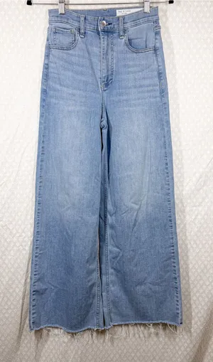 Rag & Bone Light Wash Serena High Rise Wide Leg Jeans thumbnail 1