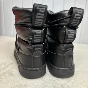 PUMA Sleek Black‎ Winter Snow Boots Size 6 NEW thumbnail 5