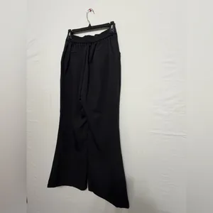 women’s Black High Rise Wide Leg Pants | Minimalist Workwear Small New (A459)✨ thumbnail 10