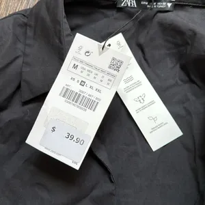 Zara Black Crop Top thumbnail 4