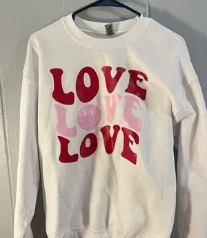 Gildan LOVE SWEATSHIRT thumbnail 1