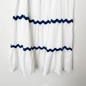 [PrettyGarden] White Blue Matching Set Crop Tank Maxi Skirt Summer NWOT Size XXL thumbnail 11
