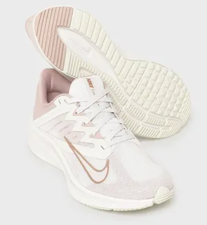 Nike Womens Quest 3 Running Shoes Plantinum Tint Red Bronze 003 (Size 8) thumbnail 1