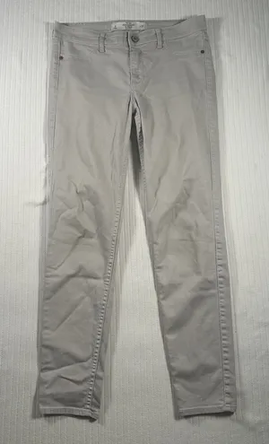 Abercrombie & Fitch Women's Gray Skinny Pants Size 8 W29 L28 Stretch Chino thumbnail 1