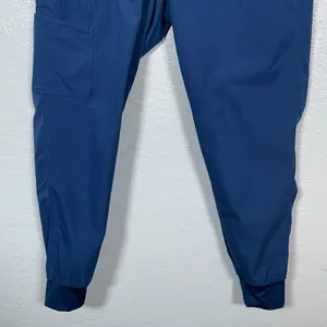 Carhartt Women Maternity M Navy Blue Force Essential Jogger Scrub Pants Pockets thumbnail 2