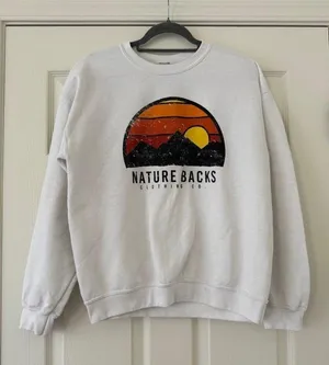 Unique Vintage Vintage Nature Backs Clothing Co Sweatshirt size medium thumbnail 1