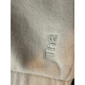 Tna Aritzia Cozy Fleece Boyfriend Shorts‎ White Relaxed Fit Small thumbnail 4