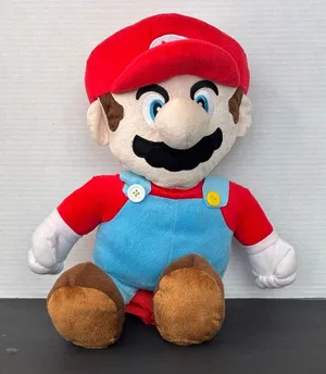 Super Mario Bros. Mario 18" Plush Backpack Nintendo Official Product thumbnail 1