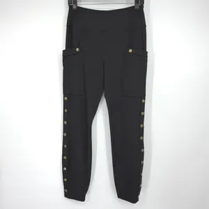 Halara Cargo Work Pants Black M Stretch High Rise NWT Office Travel thumbnail 2