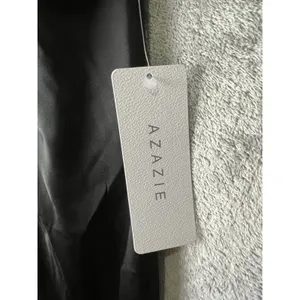 Azazie Allettie Stretch Black Mermaid Satin Dress Bridesmaid Dress New A16 thumbnail 8