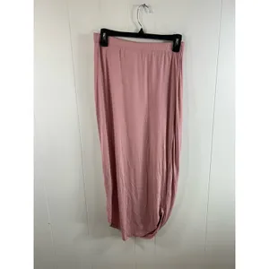 Free People FP Beach Womens Ruched Daphne Pull-on Midi Skirt Pink Size XS NWOT thumbnail 4