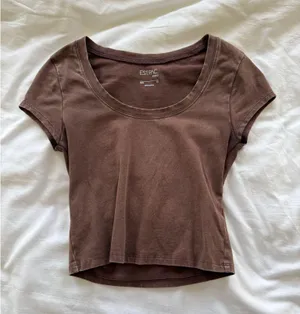 Brown PacSun Crop Top thumbnail 1