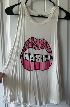 NASH tank top White thumbnail 1