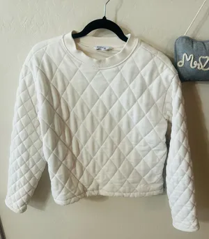 Athleta Quilted Sweatshirt XS  thumbnail 1