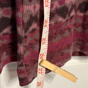 Eddie Bauer Women’s Boho Maroon Quilted Top Western SZ L thumbnail 7