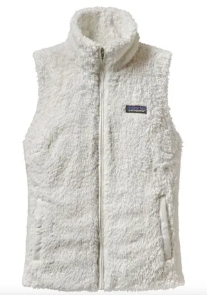Patagonia Women's Los Gatos Vest Birch White Fleece Size M thumbnail 1