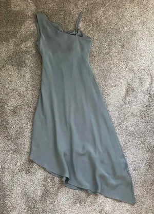 Lulus Sage Green Asymmetrical Midi Dress thumbnail 6