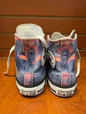 Converse Chuck Taylor All Star High Top Tie-Dye Galaxy Sneakers Size 8 thumbnail 5