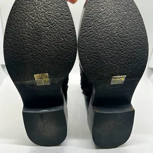 Jeffrey Campbell Black Faux Snakeskin Chelsea Leather Boots Shoes **Size 7** thumbnail 7