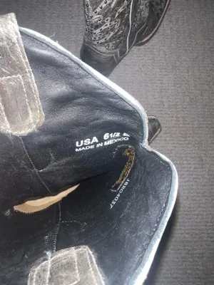 Cowboy boots Black Size 6.5 thumbnail 8