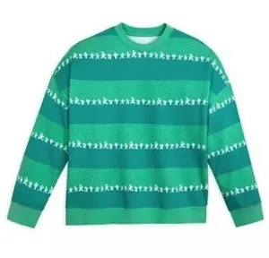Disney Adults Pullover Sweatshirt - Mickey and Friends - Green size xl thumbnail 1