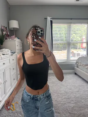 Black corset top thumbnail 4