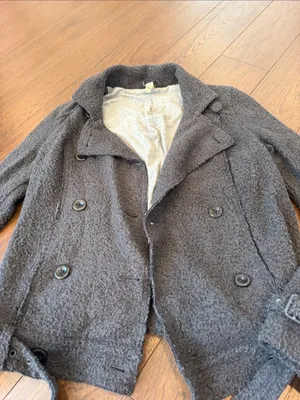 Free People "We The Free" Outta Left Field Military Jacket Gray Small - C54-134 thumbnail 3