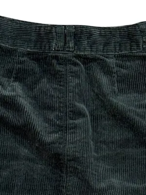 Abercrombie & Fitch Y2K Black Corduroy Mini Skirt Size 2 Mall Goth Indie Grunge thumbnail 4
