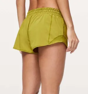 Lululemon Hotty Hot Short II 2.5” Golden Lime thumbnail 6