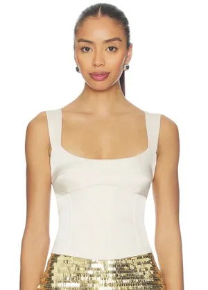 RUNAWAY THE LABEL Sindy Bustier Top in Champagne thumbnail 1