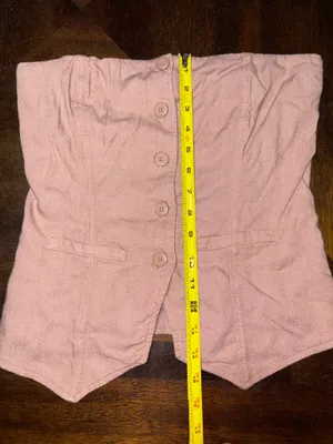 Wild Fable Linen Suiting Tube Top thumbnail 4