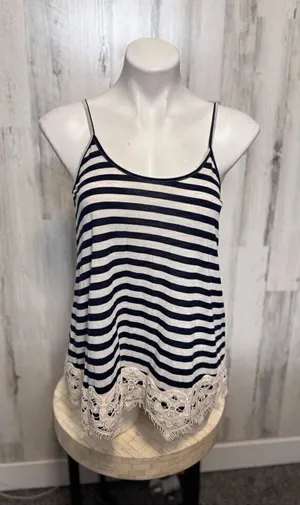 Stripped blouse White thumbnail 1
