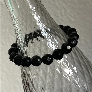 Set of 9 Chic Multi-Color Aurora Borealis Faceted Beaded Stretch Bracelets thumbnail 8