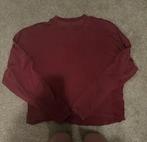 Aerie Burgundy Mock neck Long sleeve thumbnail 1