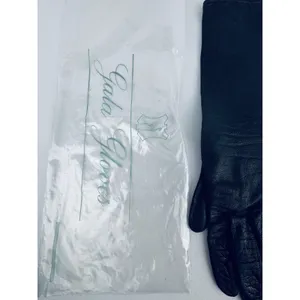 Vintage‎ Black Leather Gloves Size 7 Silk lined Gala opera classy chic Germany thumbnail 2