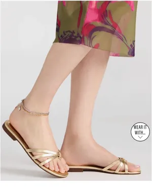 Steve Madden Metallic Gold Sandals thumbnail 3
