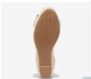 Cole Haan Gold Cream Tan Cloudfeel Hampton Wedge Platform Lace Up Sandal thumbnail 7
