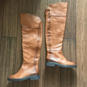 Franco Sarto Battina Hand Finished Leather Boots | Size 6 | Western Riding OTK thumbnail 8